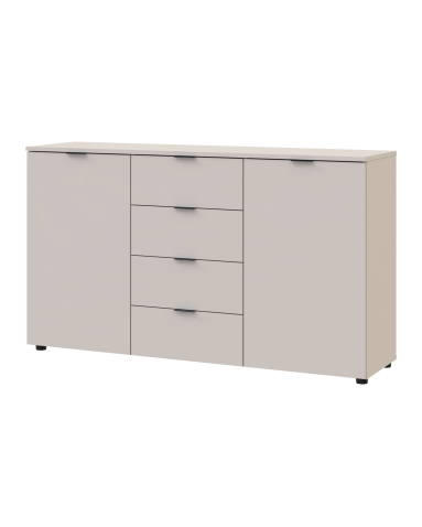 Kommode Doros Ron 5 Kaschmir 2 Türen 4 Schubladen 140x38x81 (41516047)