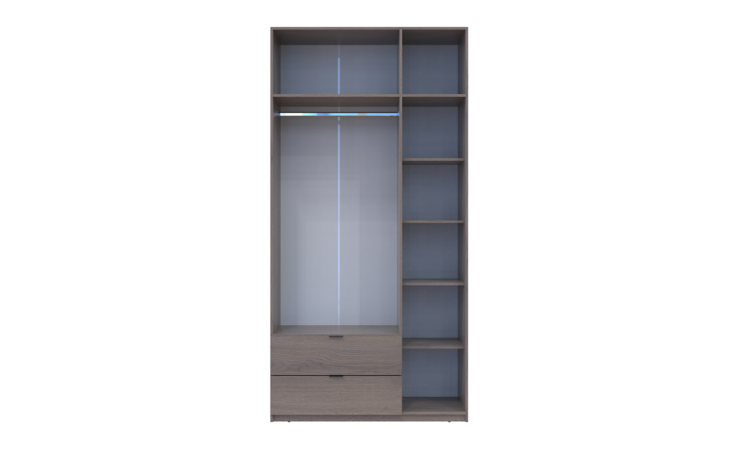 Schiebetürenschrank Doros Lukas Cannolo 3 Türen 120x50x240 (44900368)