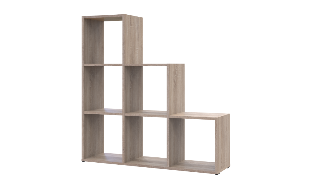 Regalsystem Doros Step 3x3 Sonoma Eiche offen 102,6x28,8x106,1 (41516160)