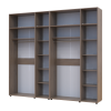 Kleiderschrank mit Aufsatz Doros Kasper Cremona Cannolo 3+3 Türen 270x50x245 (42005527)