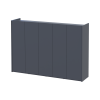 Schuhschrank Doros Kassel mit Spiegel Graphit 5 Türen 159×40×110 (42005499)