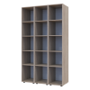 Kleiderschrank Set Doros Gelar Sonoma Eiche mit 3 Spiegeln 117x49,5x203,4 (42002168)
