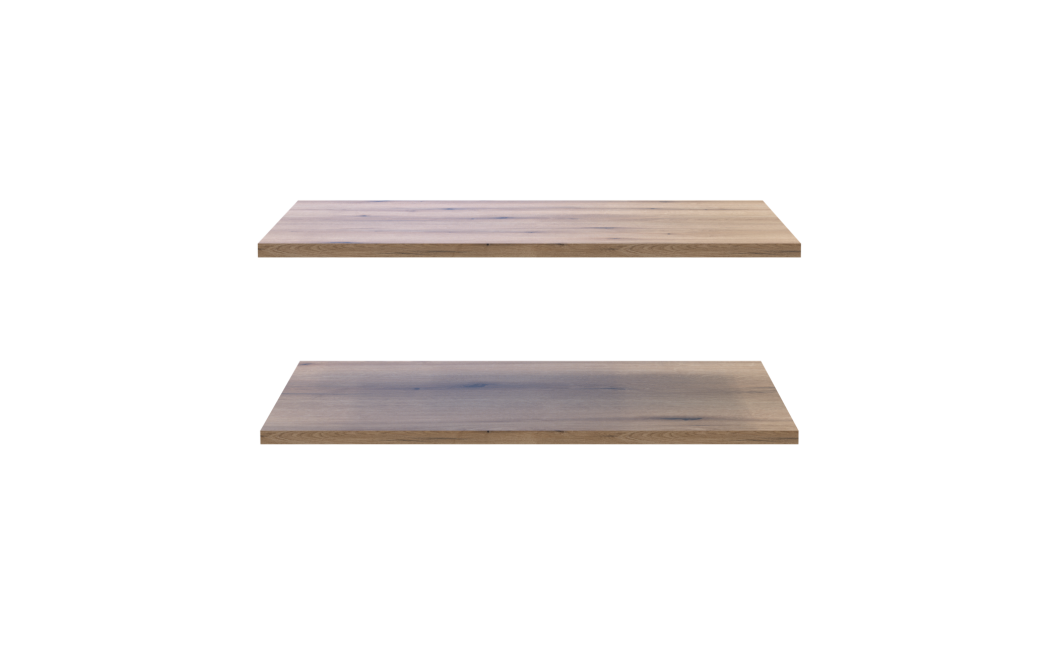 Regalböden Doros Kassel 2er-Set Ewok Eiche 61,5x34,5x1,6 (41516222)