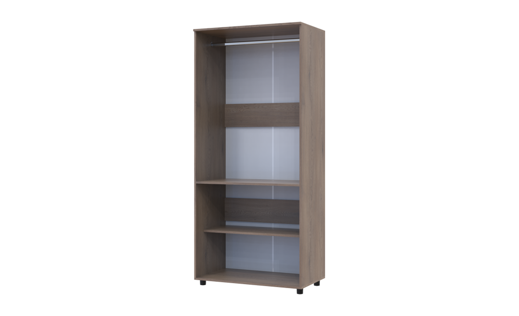 Kleiderschrank Doros Thorn Cremona Cannolo 2 Türen Kleiderstange 90x51,6x200 (44900427)