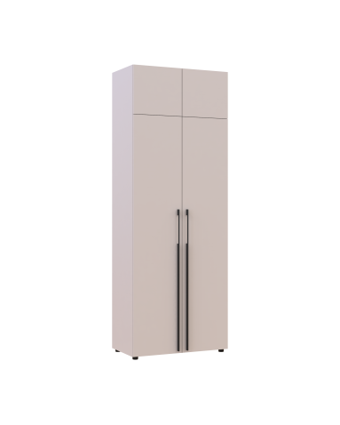 Kleiderschrank mit Aufsatz Doros Kasper Kaschmir 2 Türen 90x50x245 (42005518)
