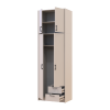 Kleiderschrank Doros Rondi mit Drehtüren mit Oberschrank Kaschmir 2 Türen 82x52x260 (80738482)