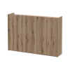 Schuhschrank Doros Kassel mit Spiegel Eiche Evoke 5 Türen 159×40×110 (42005502)