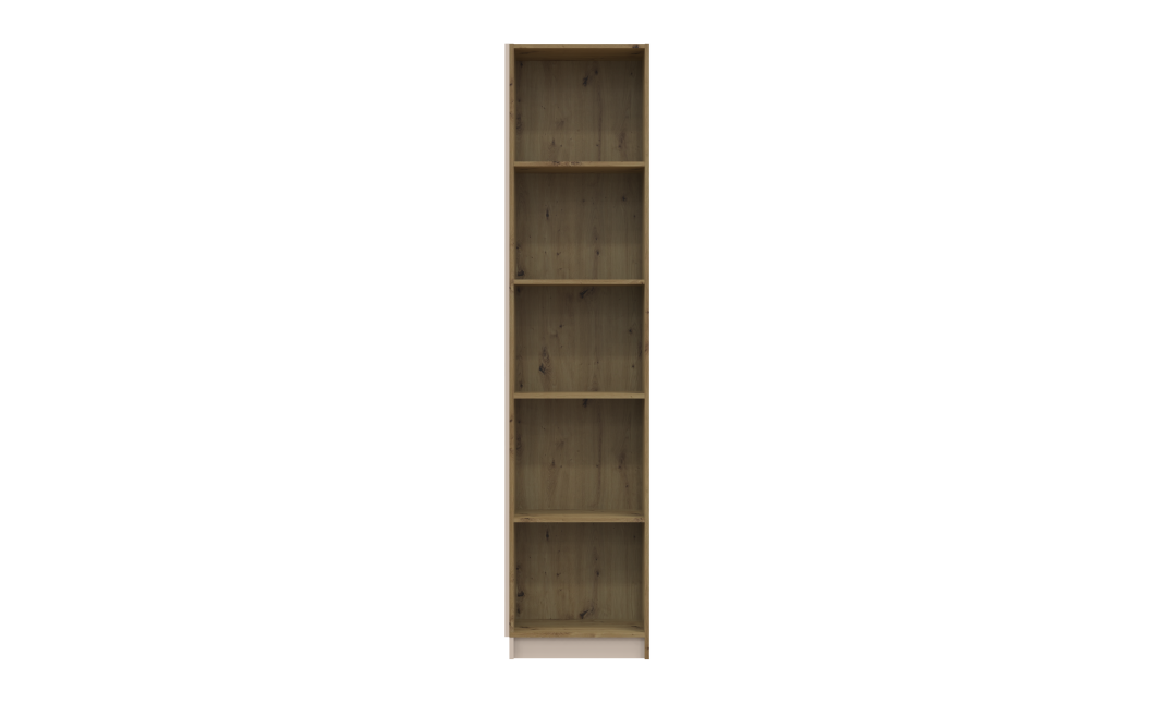 Regalsystem Doros Dale Kleiderschrank Artisan Eiche / Kaschmir 52x28x220 (44900333)
