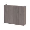 Schuhschrank Doros Kassel mit Spiegel Cremona Cannolo 4 Türen 128×40×110 (42005504)