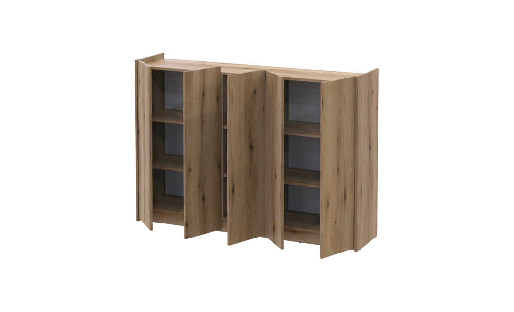 Regalböden Doros Kassel 2er-Set Ewok Eiche 61,5x34,5x1,6 (41516222)