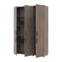 Kleiderschrank Doros Thorn Cremona Cannolo 3 Türen Böden 135x51,6x200 (44900476)