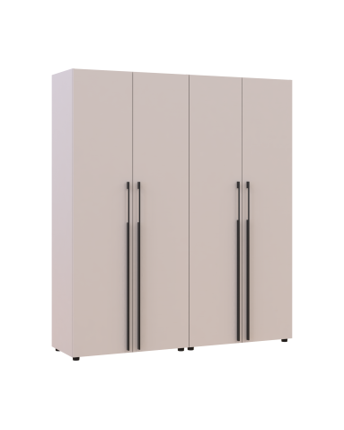 Kleiderschrank Doros Kasper Kaschmir 2+2 Türen 180x50x204 (42005512)