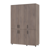 Kleiderschrank Doros Thorn Cremona Cannolo 3 Türen Kleiderstange 135x51,6x200 (44900475)