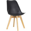 Stuhl Doros Bin Schwarz 49x43x84 (84110002)