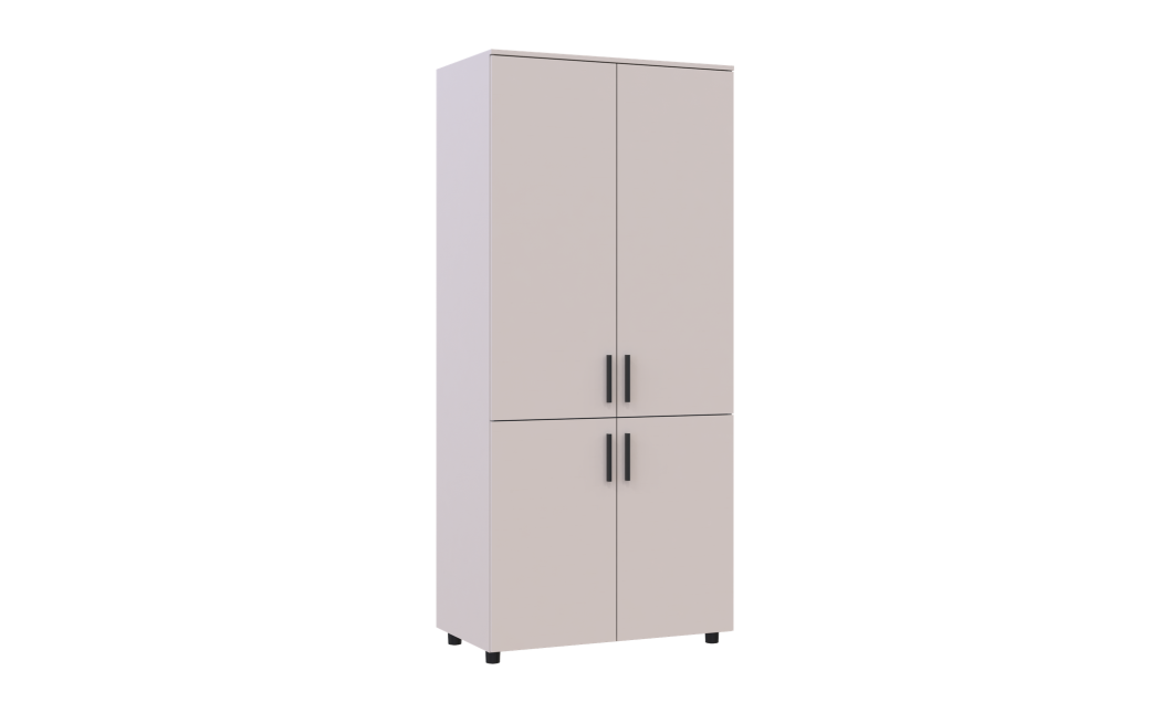 Kleiderschrank Doros Thorn Kaschmir 2 Türen Böden 90x51,6x200 (44900448)