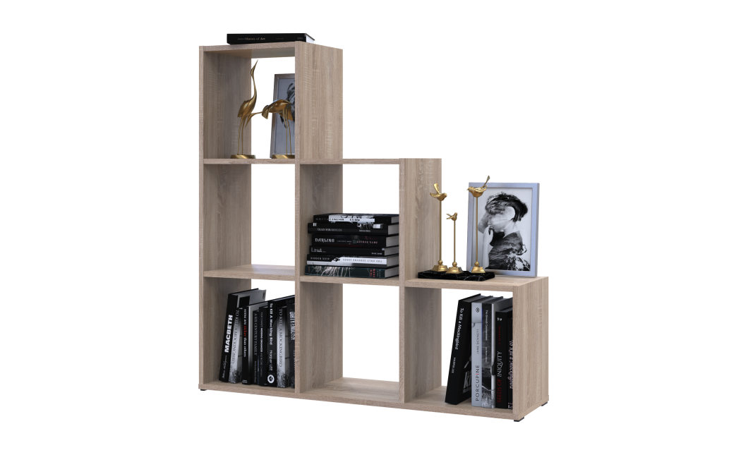Regalsystem Doros Step 3x3 Sonoma Eiche offen 102,6x28,8x106,1 (41516160)