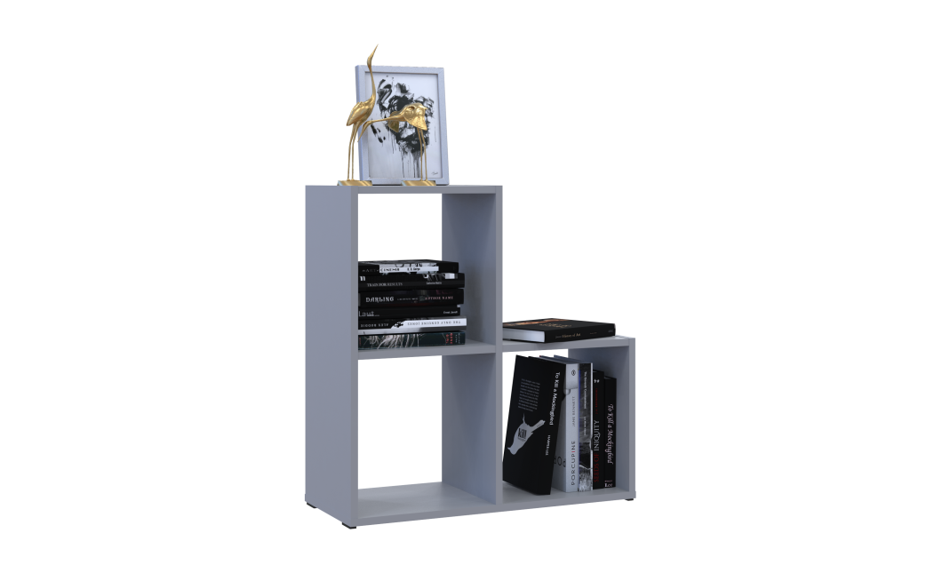 Regalsystem Doros Step 2x2 Grau offen 69x28,8x71,4 (41516177)