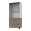 Kleiderschrank Doros Thorn Cremona Cannolo/Kaschmir 2 Türen 3 Schubladen Kleiderstange 90x51,6x200 (44900453)