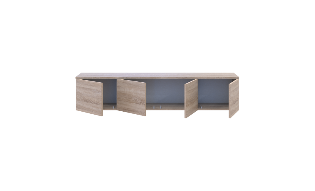 TV-Board Doros Levia Sonoma Eiche 4 Türen 160x35x33 (41516300)