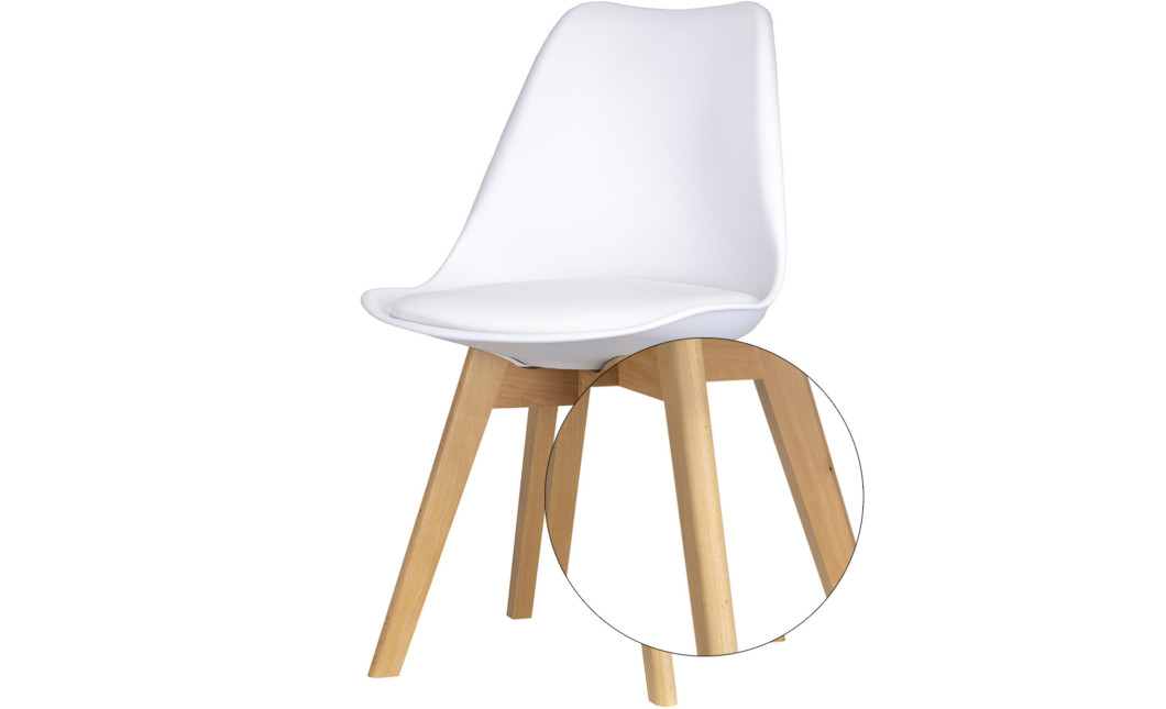 Stuhl-Set 2 Stk Doros Bin Weiß 49x43x84 (42005075)