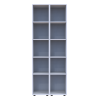 Kleiderschrank Set Doros Gelar Weiß mit 2 Spiegeln 78x49,5x203,4 (42002163)