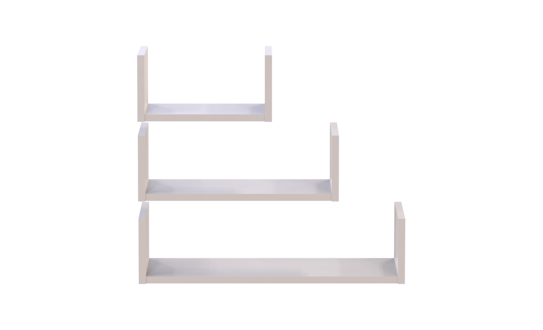 Regal-Set Doros Feel Kaschmir 3-teilig 30/45/60x15x15 (41516079)