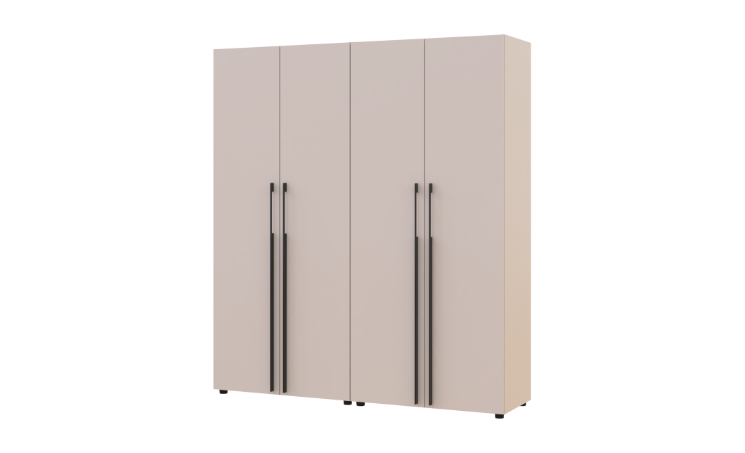 Kleiderschrank Doros Kasper Kaschmir 2+2 Türen 180x50x204 (42005512)