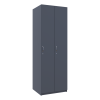 Kleiderschrank Doros Grafit mit Drehtüren 2 Türen 60x52x180 (40512886)