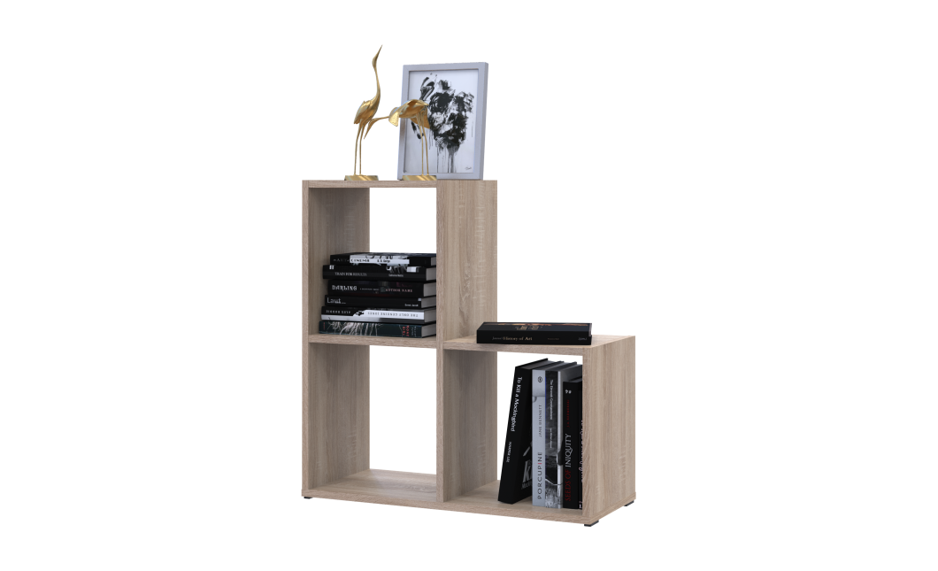Regalsystem Doros Step 2x2 Sonoma Eiche offen 69x28,8x71,4 (41516155)