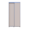 Kleiderschrank Doros Sigma Slim Schiebetüren Kaschmir 2 Türen 100x45x214.4 (42005444)