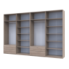 Kleiderschrank Doros Lukas Sonoma Eiche 4+4 Türen 360x50x240 (42005143)