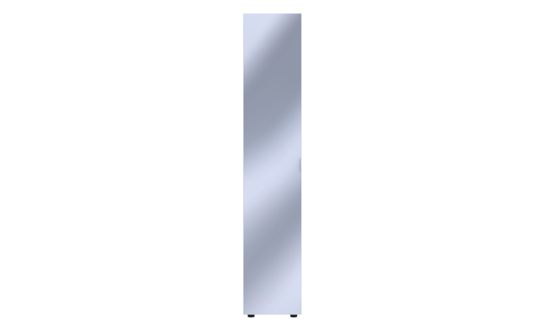 Kleiderschrank Doros Gelar Weiß mit Spiegel 39x49,5x203,4 (44900242)