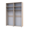 Kleiderschrank mit Aufsatz Doros Kasper Kaschmir 2+2 Türen 180x50x245 (42005522)