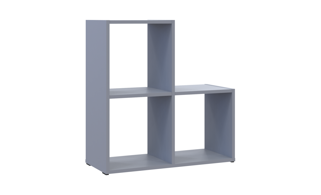 Regalsystem Doros Step 2x2 Grau offen 69x28,8x71,4 (41516177)