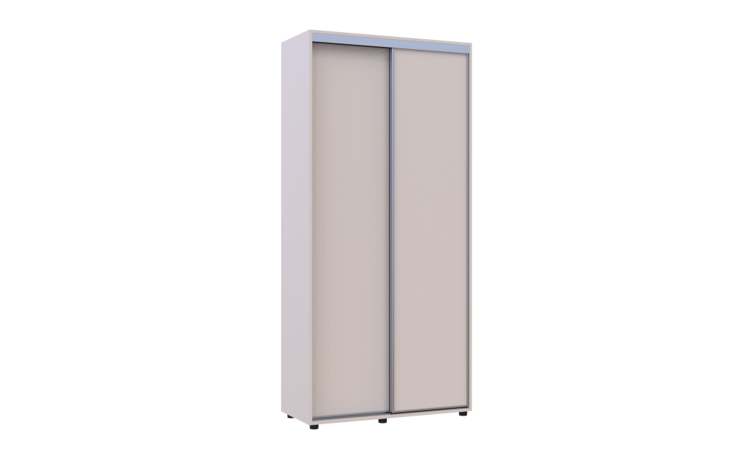 Kleiderschrank Doros Sigma Slim Schiebetüren Kaschmir 2 Türen 100x45x214.4 (42005444)