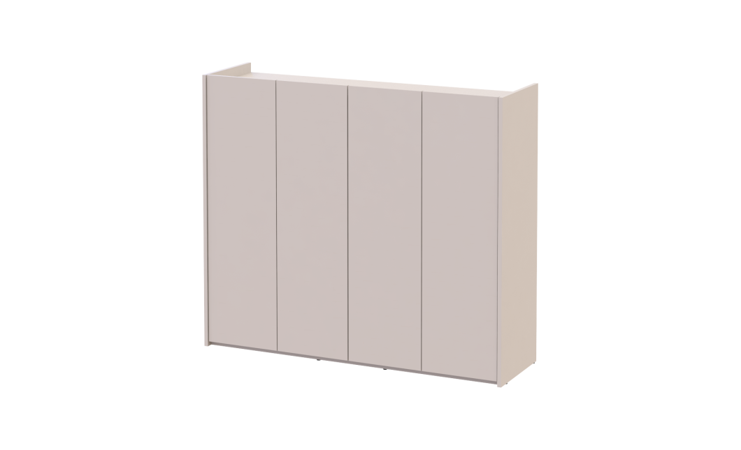 Schuhschrank Doros Kassel Kaschmir 4 Türen 128x40x110 (41516213)