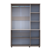 Kleiderschrank Doros Thorn Cremona Cannolo/Kaschmir 3 Türen Kleiderstange 135x51,6x200 (44900499)