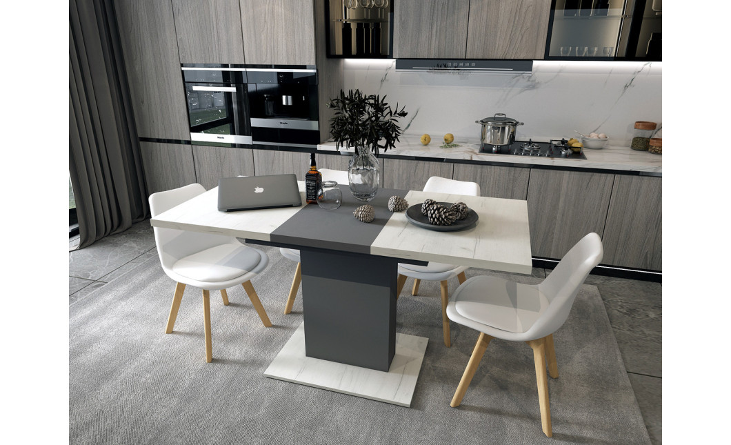Stuhl Doros Bin Weiß 49x43x84 (84110001)