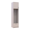Offenes Regal Doros Rondi mit hohem Aufsatz Kaschmir 60x52x260 (42005390)