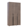 Kleiderschrank mit Aufsatz Doros Kasper Cremona Cannolo 3 Türen 135x50x245 (42005521)