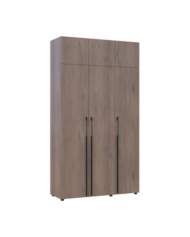 Kleiderschrank mit Aufsatz Doros Kasper Cremona Cannolo 3 Türen 135x50x245 (42005521)