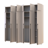 Kleiderschrank mit Aufsatz Doros Kasper Kaschmir 3+3 Türen 270x50x245 (42005526)
