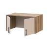 Oberschrank Doros Rondi Artisan Eiche / Kaschmir 2 Türen 82x52x41 (80737813)