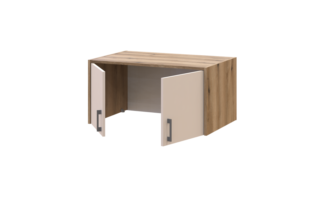Oberschrank Doros Rondi Artisan Eiche / Kaschmir 2 Türen 82x52x41 (80737813)