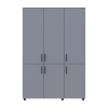 Kleiderschrank Doros Thorn Grau 3 Türen Böden 135x51,6x200 (44900488)