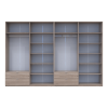 Kleiderschrank Doros Lukas Sonoma Eiche 4+4 Türen 360x50x240 (42005143)