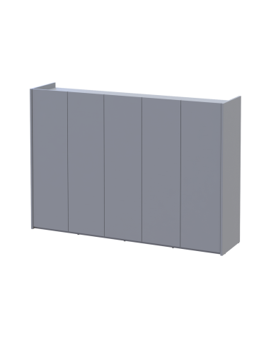 Schuhschrank Doros Kassel Grau 5 Türen 159x40x110 (41516227)