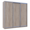Kleiderschrank Doros City Light Schiebetüren Sonoma Eiche 3 Türen 225x60x225 (42002137)