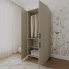 Kleiderschrank Doros Thorn Kaschmir 2 Türen Kleiderstange 90x51,6x200 (44900447)