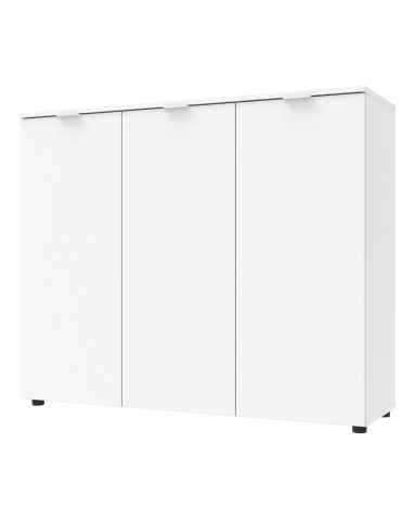 Kommode Doros Ron 6 Weiß 3 Türen 120x38x100 (41515999)